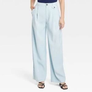 A New Day Women's High-Rise Relaxed Fit Baggy Wide Leg Trousers